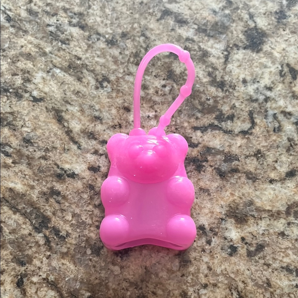 Bath & Body Works Pink Gummy Bear Pocketbac Hand Sanitizer Holder